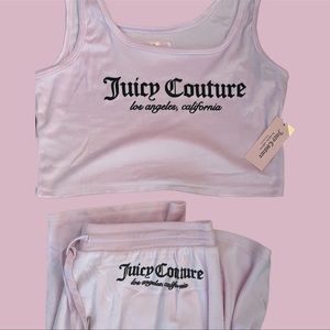 Y2K Juicy Couture pillow talk set
